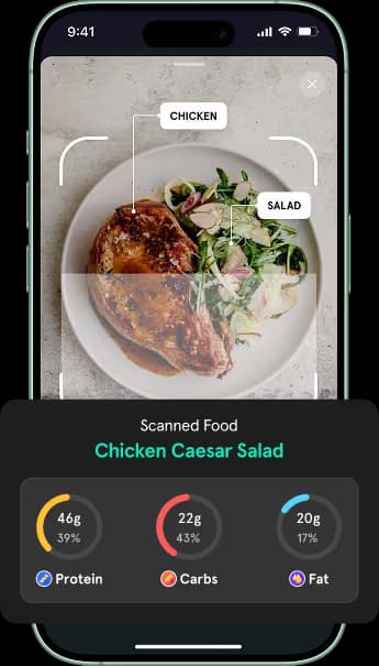 AI Meal Tracker — TrainMate app