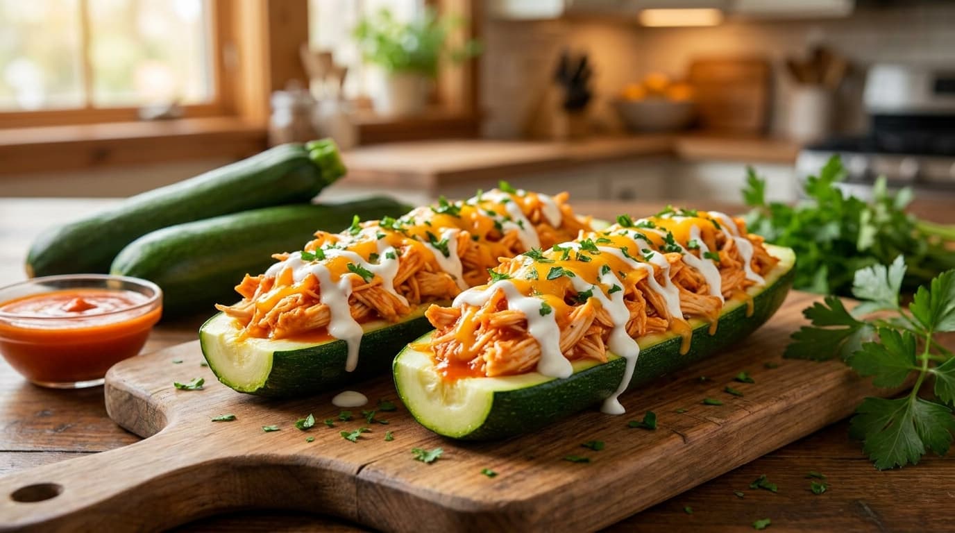 buffalo-chicken-stuffed-zucchini