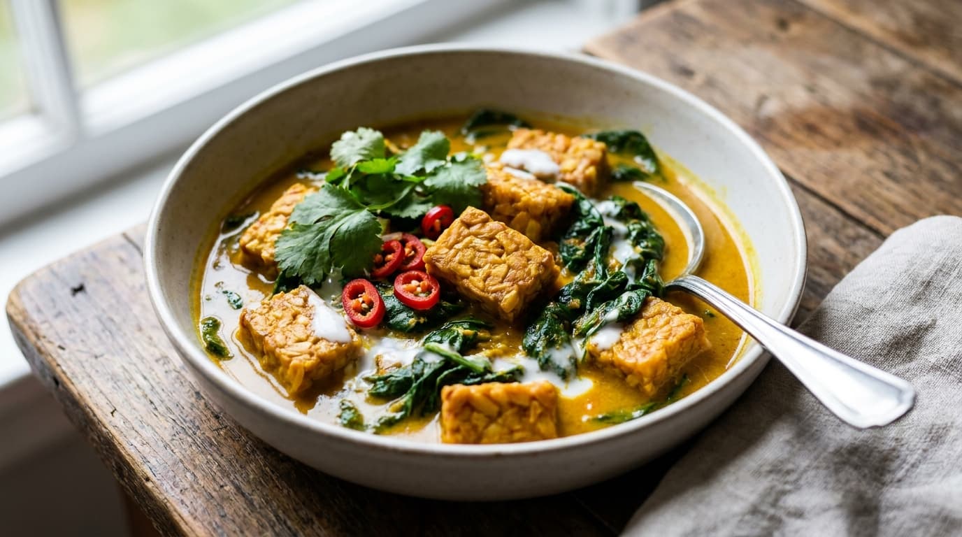 coconut-tempeh-spinach-curry