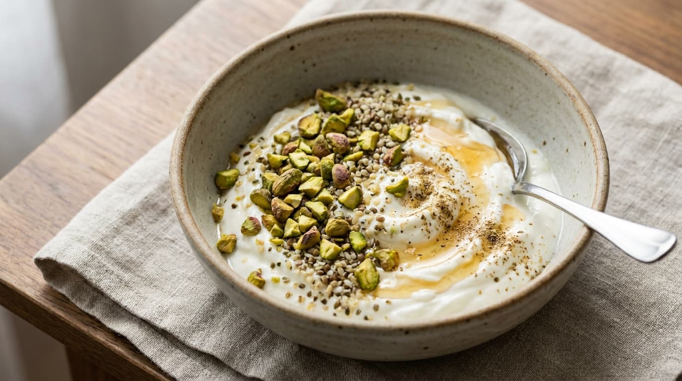 pistachio-hemp-protein-yogurt-bowl