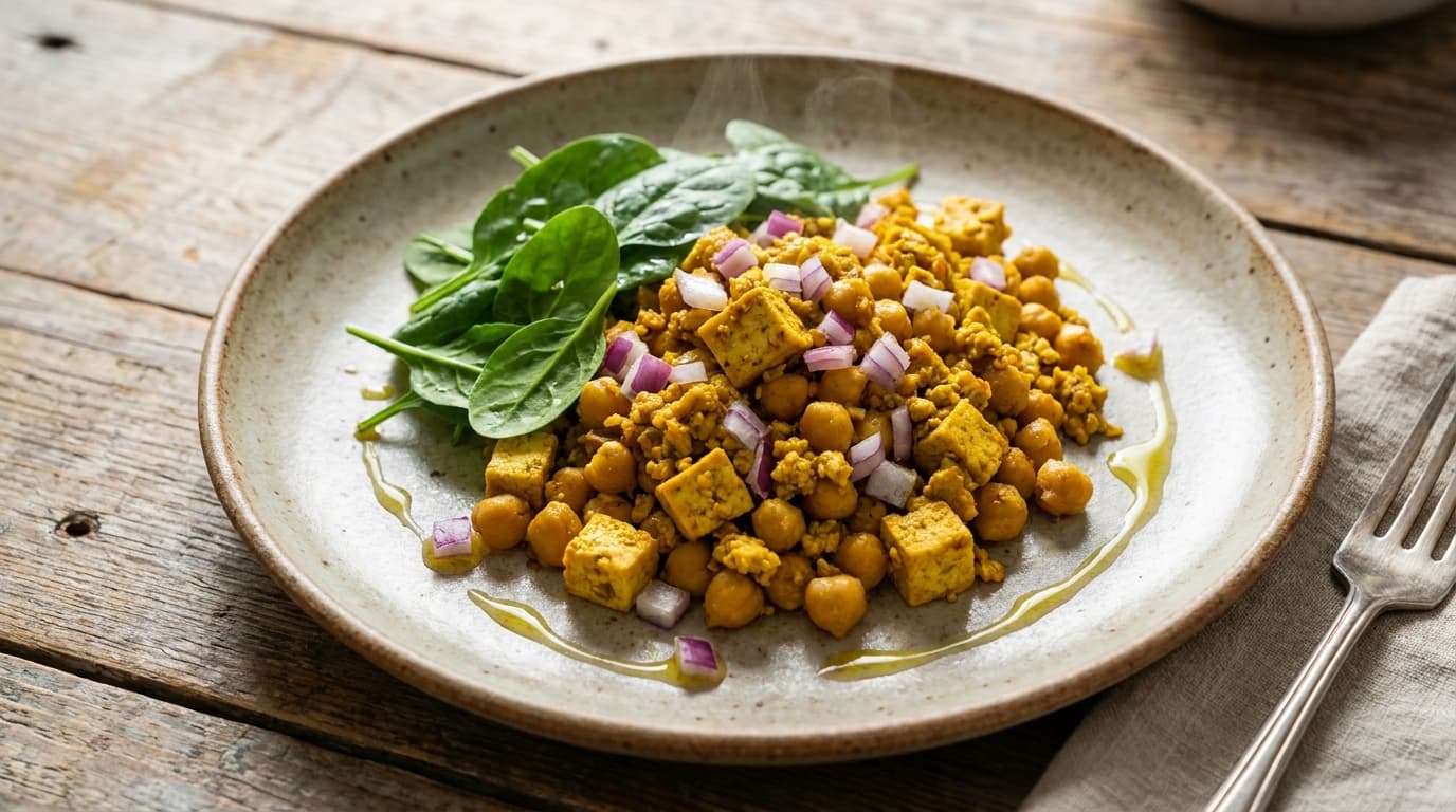 spiced-tofu-chickpea-scramble