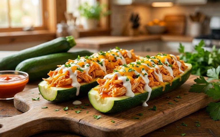 buffalo-chicken-stuffed-zucchini
