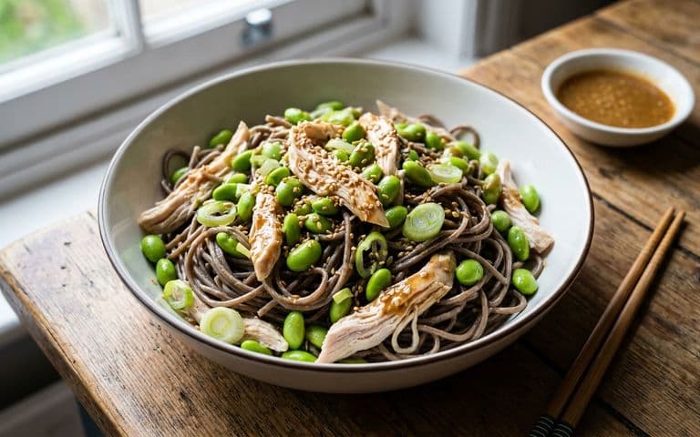 sesame-chicken-soba-noodle-salad