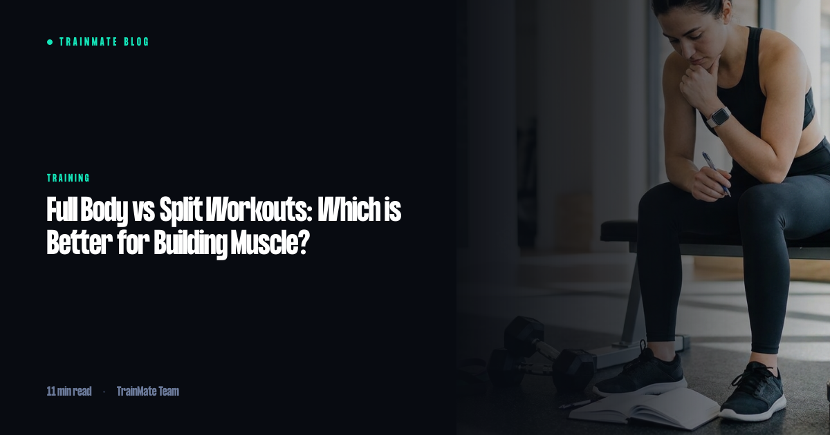 Full Body vs Split Workouts: Which is Better for Building Muscle?
